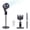Gray, variant on ELLEGNT Bedroom Pedestal Fan, Quiet Standing Air Circulator for Home Office with 70° Oscillation, 90° Tilt, 3 Adjustable Heights, 8 Speeds, 12H Timer & Remote Control, Compact Tabletop Fan, Black