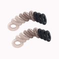 thumbnail image 2 of QUETO Bandes de cheveux en spirale, 9 bandes de cheveux sans couture, bandes de cheveux de bobine, bandes de cheveux de cordon de téléphone, bandes de cheveux, élastique pour queue de cheval pour femm, 2 of 5