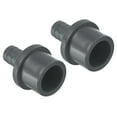 thumbnail image 1 of Unique Bargains UPVC Reducer Pipe Fitting 32mm OD 16mm Barbed, 2 Pack Straight Coupling Adapter Connector, Grey, 1 of 5