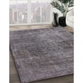 thumbnail image 3 of Ahgly Company Machine Washable Indoor Round Industrial Modern Gunmetal Gray Area Rugs, 3' Round, 3 of 7