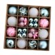 thumbnail image 4 of Adorno de bola navideña, decoración de bola navideña, colección decorativa, irrompible Azul Blanco Rosa, 4 of 9