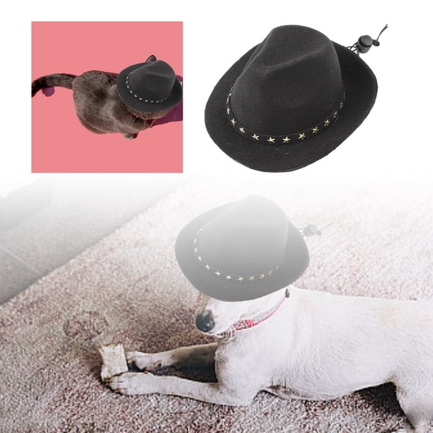 Fiesta de Cumpleaños Sombrero Sombrero de Sol Mini Sombrero de Mascota Western Cowboy Sombrero de Mascota al Aire Libre Sombrero de Sol Sombrero de Perro Sombrero Decorativo de Mascota