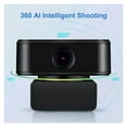 thumbnail image 3 of 2MP Webcam 1080P 360Degree AI Tracking Wireless USB Webcam for Online Teaching Video Camera PC ,Easy to Install, 3 of 7