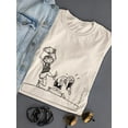 thumbnail image 3 of Hollywood's Favorite. T-Shirt Women -Wilfred Hildonen Designs, Female Medium, 3 of 4