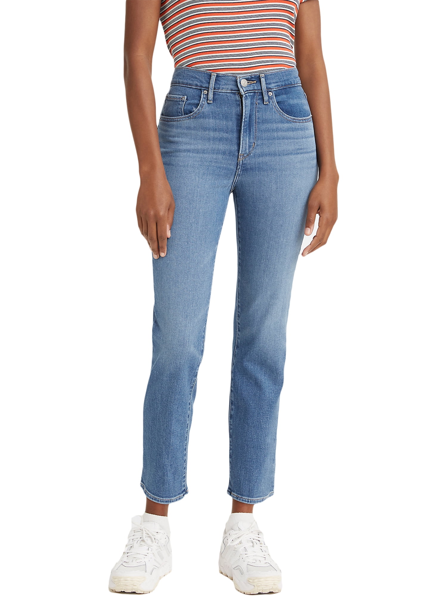 Levi's Original Women's 724 High-Rise Straight Cropped Jeans 