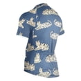 thumbnail image 3 of joogoo Tiger on Blue Men's Cycling Jerseys Mountain Bike Short Sleeve Tops 2XL, 3 of 7