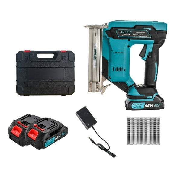 Cordless Nail Gun, Lithium-ion Electric Brad Nailer for Woodworking and DIY Projects