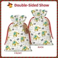 thumbnail image 2 of Pofeuu Dinosaur on Excavator Print Burlap Bags with Drawstrings Drawstring Gift Bags Pouch Bag for Thankgiving Birthday Party Gift Wrapping Treats and Party Favors-Medium, 2 of 9