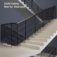 thumbnail image 4 of Deck Railing Protective Net, Thick Protection Mesh Netting Safety Net Security  for Indoor Black, 4 of 7