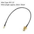 thumbnail image 3 of Adaptador coaxial MMCX macho a SMA hembra de Bargains únicos, cable de antena coaxial RF1.37 de baja pérdida 1 pieza 8 pulgadas, 3 of 4
