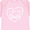 thumbnail image 4 of Inktastic I Love My Daddy in White Chalk Heart Boys or Girls Long Sleeve Baby Bodysuit, 4 of 5
