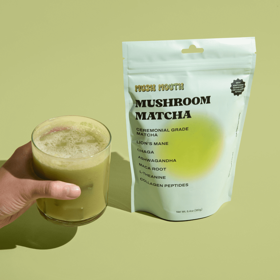 Mushroom Matcha + Adaptogens and Collagen