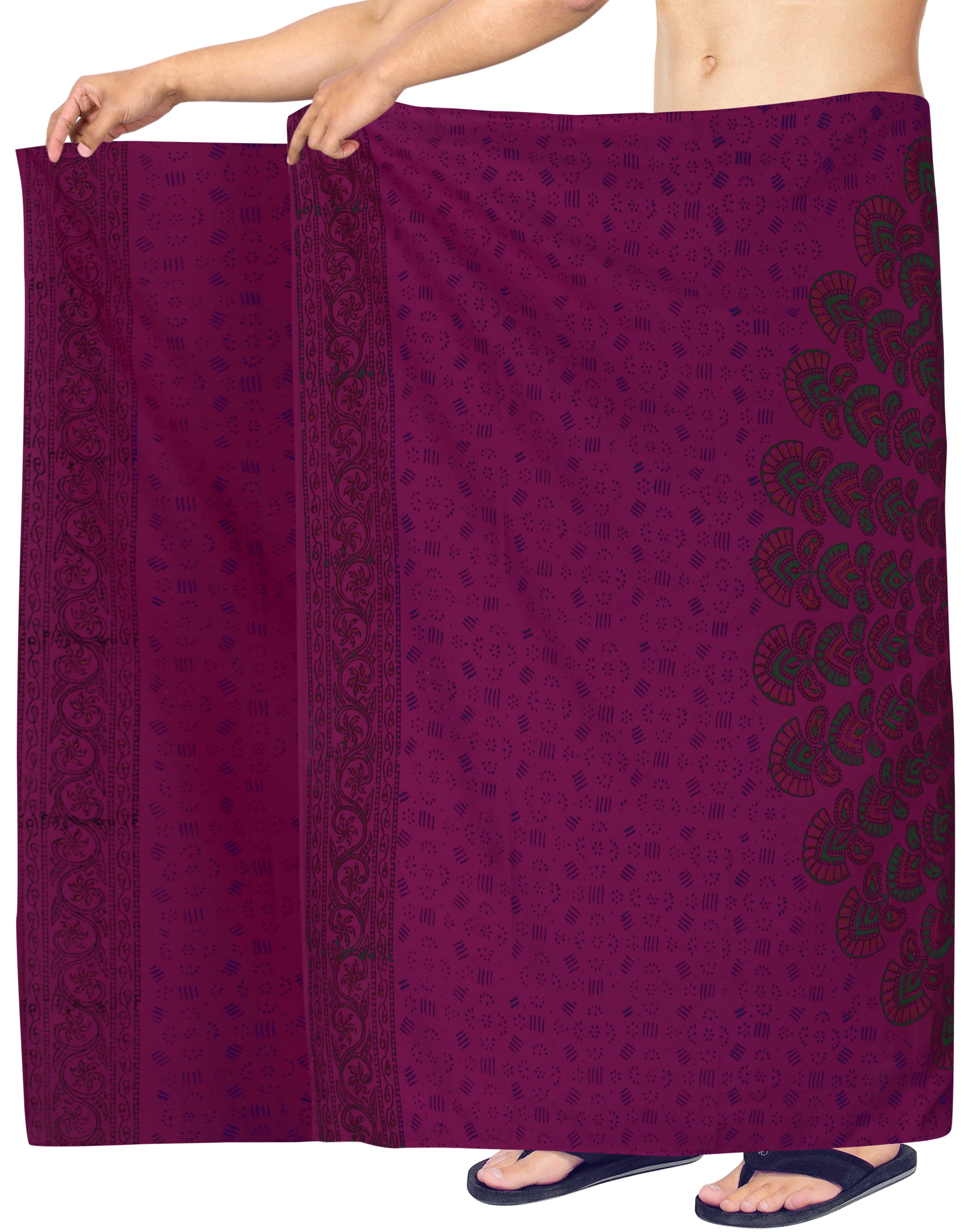 men's sarong swimwear