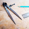 thumbnail image 4 of 6 Inch Adjustable Lockable Steel Divider Wing Leather Compass, 4 of 5