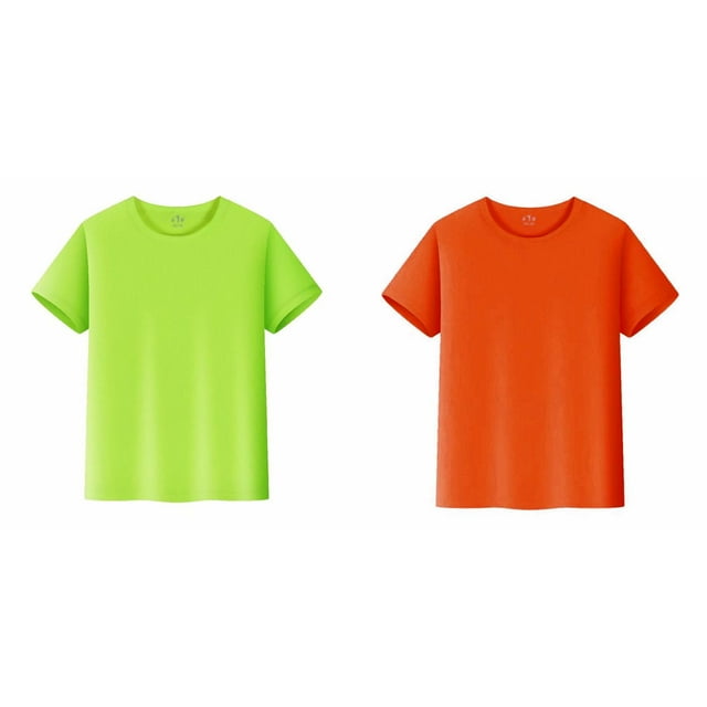 (Lot de 2) Kcodviy T-Shirts pour Enfants, T-Shirts à Manches Courtes pour Garçons Tout-Petits, Hauts Unis, T-Shirts Unisexes pour Garçons et Filles, T-Shirts à Col Rond pour Enfants, T-Shirts pour Garçons