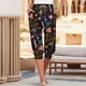 thumbnail image 2 of WILLBEST Pantalones Casuales para Mujer, Pantalones Deportivos Cortos con Estampado D para Mujer, Pantalones Deportivos con Cordón Ajustable para Un Uso Diario Cómodo. Chica, 2 of 5
