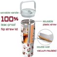 thumbnail image 3 of 40 Oz Christmas Tumbler with Handle and Straw Lid, Christmas Cup Stainless Steel Christmas Coffee Mug Keeps Drinks Cold & Hot, Holiday Mugs Christmas Themed Christmas Gifts For Women, 3 of 6