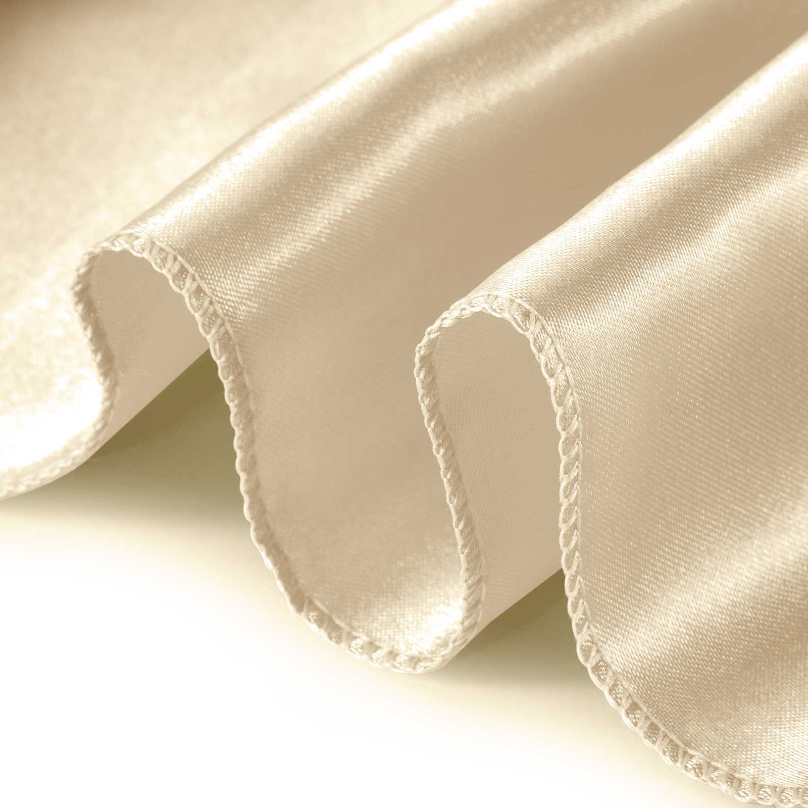 Zimtown 100pcs 17 x 275cm Ribbon Embroidery chair decoration Ivory White Ribbon