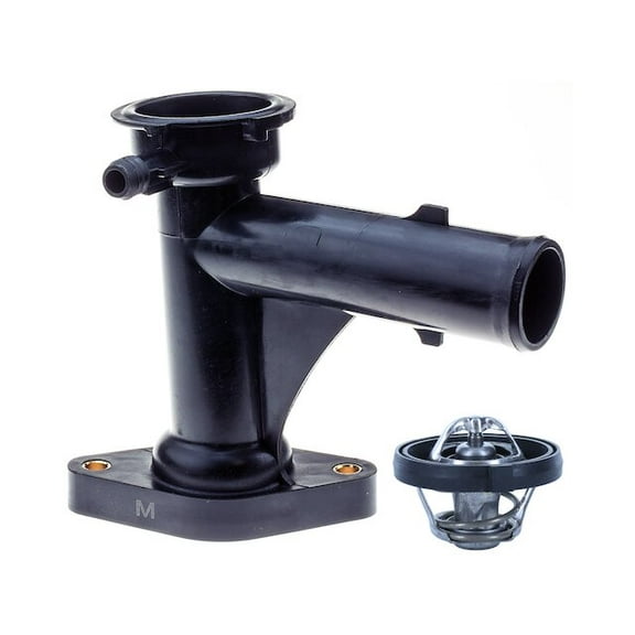 Engine Coolant Thermostat Housing Assembly - Compatible with 2001 - 2010 Chrysler PT Cruiser 2.4L 4-Cylinder 2002 2003 2004 2005 2006 2007 2008 2009