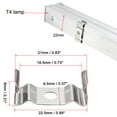 thumbnail image 4 of 15 Pcs T5 Fluorescent Tube Lamp Bracket Holder Metal Socket Connector, 4 of 4