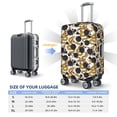 thumbnail image 6 of Xecao Snake And Rose print Elastic Luggage Cover, with double-sided print , is perfect for travel, business, and daily use, 6 of 9