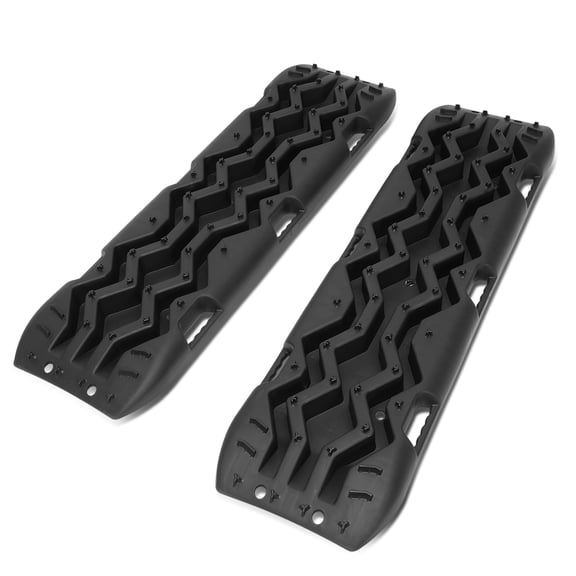 DNA Motoring ZTL-Y-0112 Pair Off -Road Sand / Snow / Mud Anti-Skid Recovery Traction Tracks Board Tire Ladder Orange