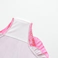 thumbnail image 3 of Girls Glinda Swimsuit with Swimming Cap One-Piece Princess Swimwear, Size for 6-7Y, 3 of 8