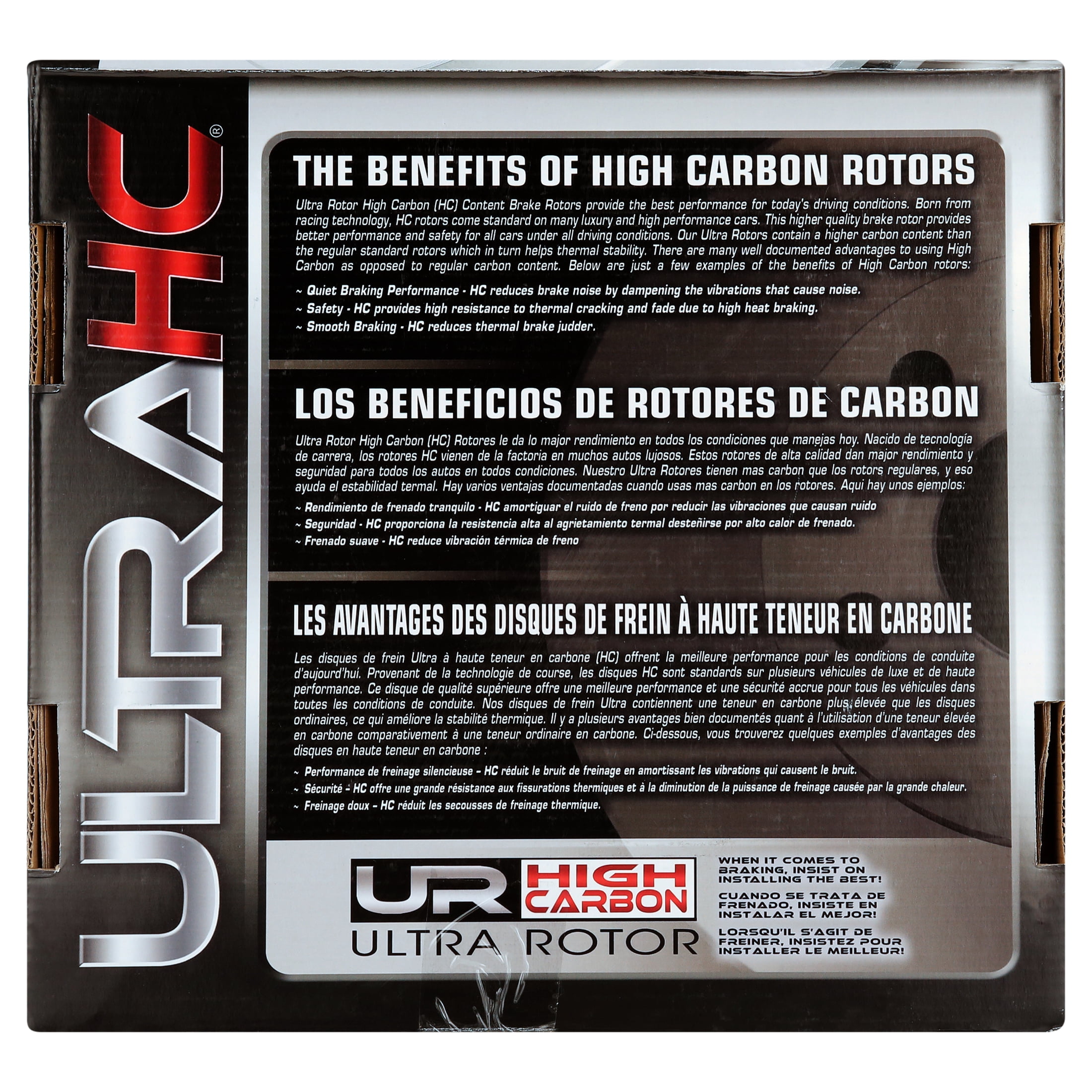 Ultra High Carbon 700 Brake Kits, Rear UHCK7184, Toyota RAV4 2018-2006