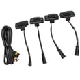 thumbnail image 2 of 4 Uds. de Luces LED para Parrilla Delantera Coche, LáMpara Externa, Luz áMbar Ahumada,, 2 of 5
