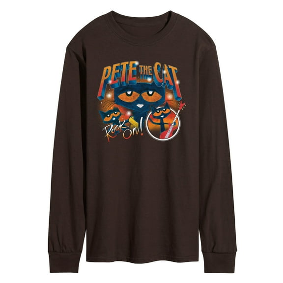 Pete The Cat - Collage - Men's Long Sleeve Graphic T-Shirt