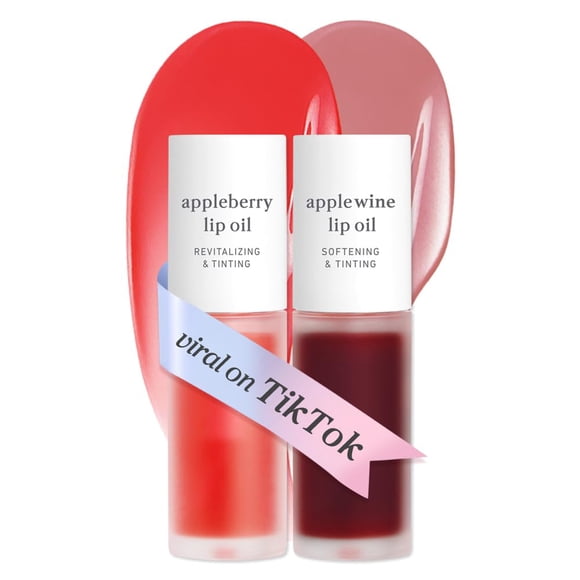 Aceite Labial NOONI Set de 2 unidades Appleberry y Applewine 3,5 ml