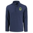 thumbnail image 2 of Men's-Cutter & Buck  Navy Nashville SC Hunts Point Eco Textured Fleece Recycled Quarter-Snap Pullover, 2 of 3