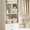Beige / Off-White-Cube - 11"x11"x11", variant on Fabric Storage Baskets Gray / Black Extra Large -17"x12"x15"