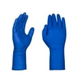 Medical Blue Latex Gloves, Box of 50, 13 mil, Size XLarge, Powder Free