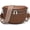 Brown, variant on Crossbody Bags for Women PU Leather Fanny Packs for Women Trendy Bum Bag with Adjustable Strap