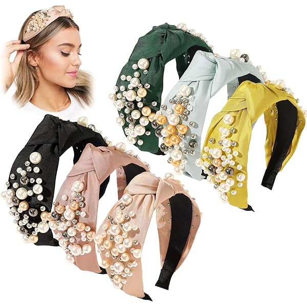 wonima11 Headbands for Women Head Bands - 6 Diademas Para Mujer De Moda Padded Hair Accessories Hairbands for Girls No Slip Fashion Cute Headband Gift for Women