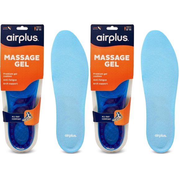 Insole Airplus Super Gel para hombres de 8 a 14 años (paquete de 2)