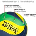 thumbnail image 3 of Xcello Sports Volleyball Ball with Pump Green, Navy, Yellow and Blue, Yellow, White, Sports Balls, Assorted Graphics, All-Weather Design, Official-Weight and size, Pack of 2, 3 of 7