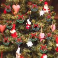 thumbnail image 5 of Qianli Mini Christmas Wreaths with Bows Christmas Wreath Decorations Including 1 Inch Blue Green Christmas Wreaths and 1.2 Inch Grass Green Christmas Wreaths for Christmas Tree Holiday Decorations (48, 5 of 5