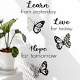 thumbnail image 4 of Live Laugh Love Inspirational Quotes Wall Decals with Butterflies, 4 of 7