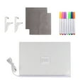 thumbnail image 2 of Tableau de Notes LED Coloré, Tableau de Messages LED Créatif Réinscriptible en Acrylique, Tableau de Dessin LED et Support, 20 * 30cm, Inclut 2 Supports, 1 Tableau, 7 Stylos, 2 Chiffons, Grand LED Acrylique, 2 of 8