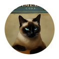 thumbnail image 4 of WYYP Siamese Cat Black Cat Furry Art Outdoor Fitted Polyester Tablecloth White, 4 of 8