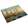 thumbnail image 3 of Print: Ships In The Harbor, Naples, Italy, circa 1890, 3 of 4
