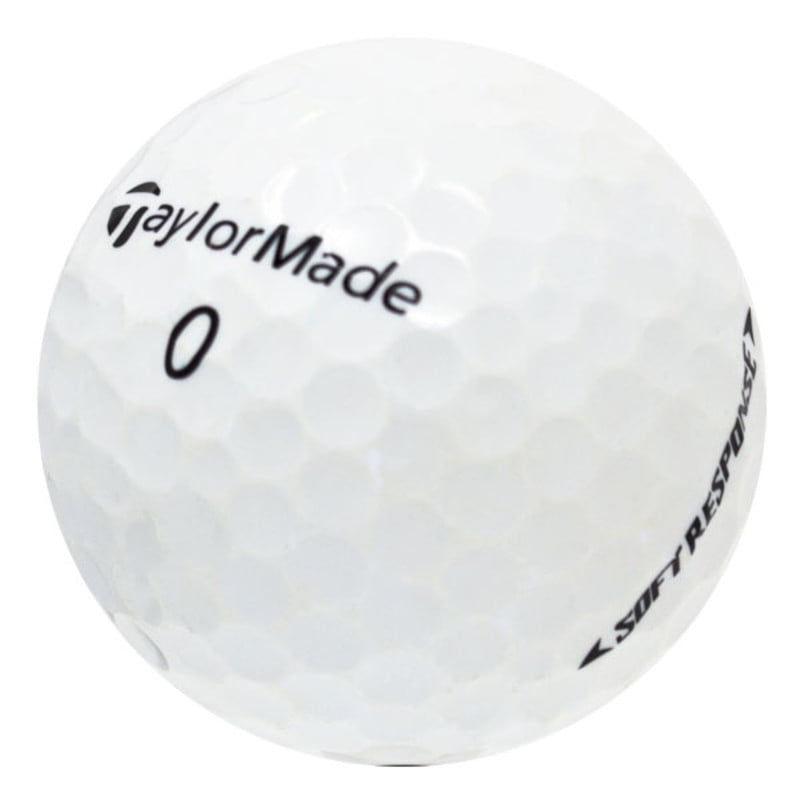 Pre-Owned TaylorMade Soft Response Golf Balls, Mint / AAAAA Condition, 12 Count, by Reload