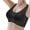 Black, variant on HGIEYS Seamless Bras for Women, Wireless Supportive Bra Comfortable No Underwire Full Coverage Push Up Bra