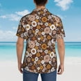 thumbnail image 6 of Xecao Sunflowers print Hawaiian shirt - a stylish short-sleeve button-down for men, perfect for casual beach and tropical outings., 6 of 9