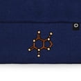 thumbnail image 2 of Dalix Chocolate Molecule Beanie Cap Dalix Chocolate Molecule Embroidered Beanie Hat Knit Cozy Cap Cold Weather Mens in Navy Blue, 2 of 5