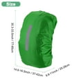 thumbnail image 3 of Uxcell Waterproof Backpack Rain Cover, 75L-85L Backpack Cover, Bag Rain Cover with Reflective Strap [Emerald Green], 3 of 8