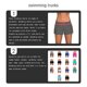 thumbnail image 4 of Traje de baño Soidarity Banda ajustable con cordón Pantalón ancho de moda Piernas Pantalones cortos Sexy para Deportes acuáticos Gary Rojo 3XL, 4 of 6