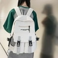 thumbnail image 2 of Sac à Dos Verrouillé pour Étudiants du Secondaire et du Lycée, Grande Capacité, Décontracté et Simple, 2 of 8